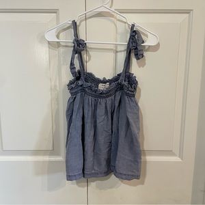Cloth & Stone by Anthropologie Blue Tank Top Size XL